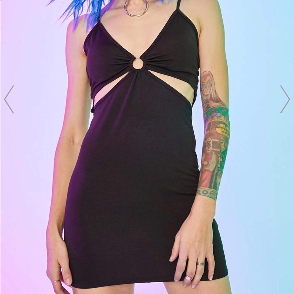Dolls Kill Goth Small Black Dress